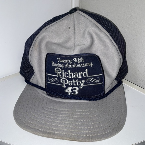 Other - Richard Petty #43 25th Racing Anniversary Trucker Style Hat Rope Nascar